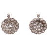 A Pair Of Diamond Cluster Earrings