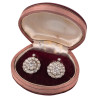 A Pair Of Diamond Cluster Earrings