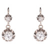 18kt White Gold And Diamond Earrings 1930's