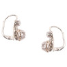 18kt White Gold And Diamond Earrings 1930's