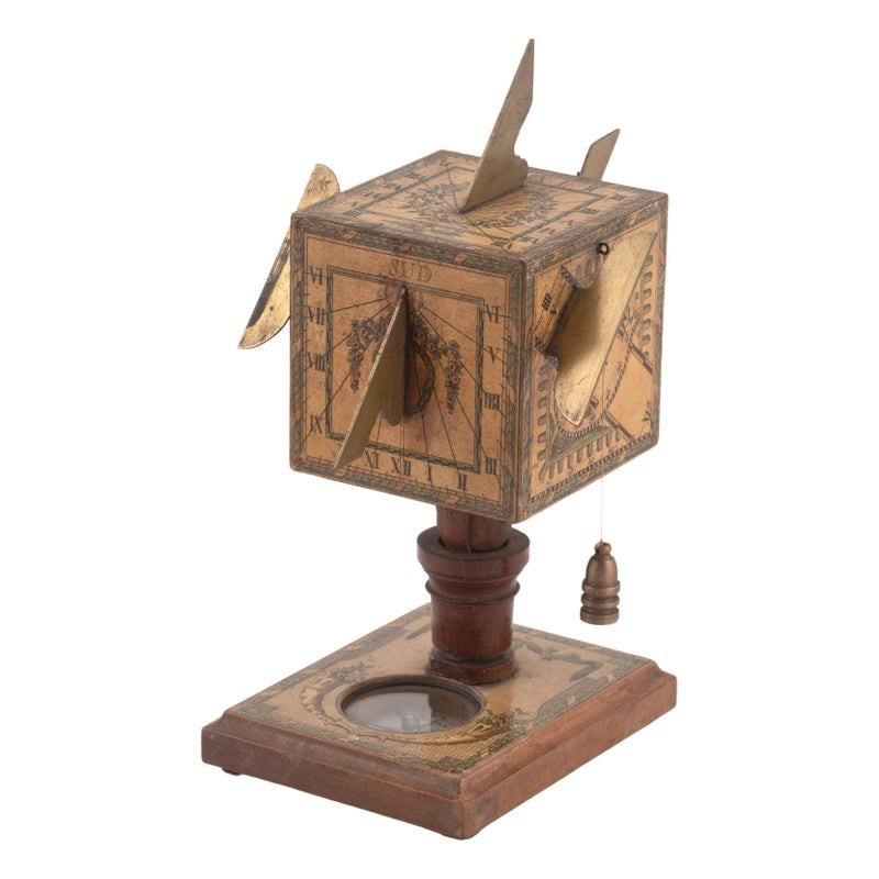 David Beringer (1756-1821) Polyhedral Wooden Sundial