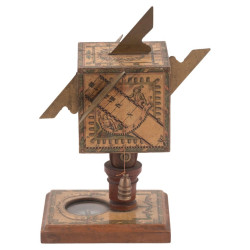 David Beringer (1756-1821) Polyhedral Wooden Sundial