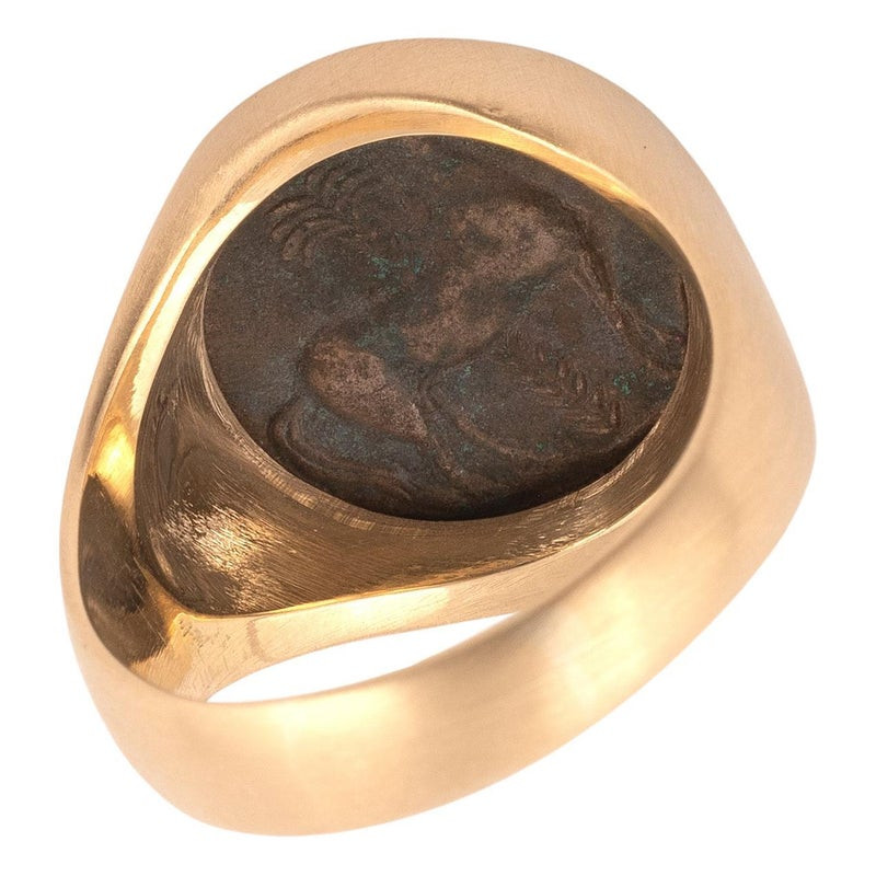 Mens ancient coin rings deals