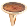 A Gold Ring With Priapus Carnelian Intaglio By Giovanni Pichler Circa 1780