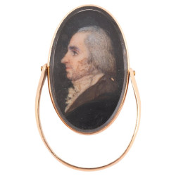 A Rare Georgian Mourning Ring 1790ca