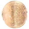 1935 Swiss 20 Franc Helvetia Gold Coin Ring