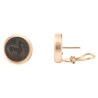 18K Yellow Gold Ancient Tanit Coin Earclips