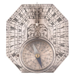 A Silver Butterfield Dial French Early 18th Century