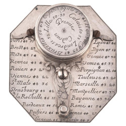 A Silver Butterfield Dial French Early 18th Century