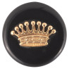 19th Century Italian Gold And Onyx Crown Ring