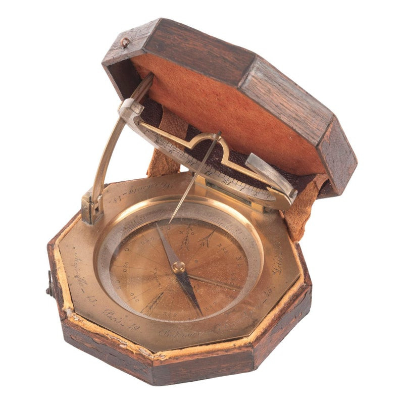 A Brass Equinoctial Dial French 1780ca