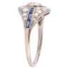 An Art Deco Sapphire And Diamond Ring Circa 1930