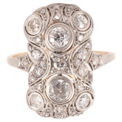 Art Deco Old Cut Diamond...