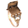 Late 18th Century Enamel Gold Poison Ring Circa 1790's