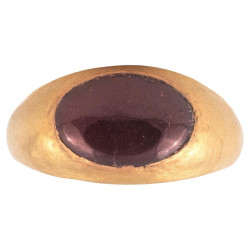 Gold Ring With Large Oval...