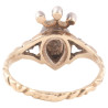 Late Rococo Heart Shaped Diamond Crown Ring 1760's