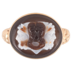 Agate cameo Tragic Greek...