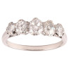 Platinum Old Cut Diamond Five-Stone Ring