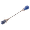 An Platinum Lapis Lazuli And Diamond Jabot Pin Circa 1920