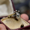 A Late 18th Century Rose-Cut Diamond Single Stone Ring