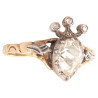 A Late 18th Century Rose-Cut Diamond Single Stone Ring