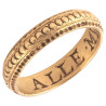 A 17th Century English Gold Posy Ring