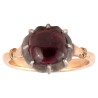 Cushion Cabochon Garnet Georgian Revival Ring