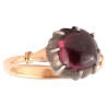 Cushion Cabochon Garnet Georgian Revival Ring