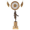 An Empire Gilt Bronze Mantel Clock First Quarter 19th Century