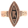 Antique Bourbon Era "Ricordo" Gold Ring