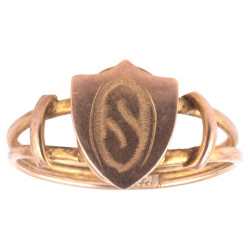 Antique Bourbon Era "Souvenir" Ring