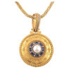 Antique Etruscan Revival Sapphire Pearl And Diamond Pendant