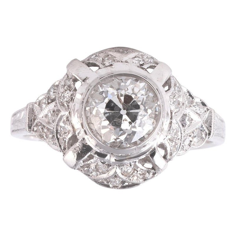 An Art Deco Engagement Diamond ring