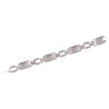 Retro 18kt White Gold Diamond Bracelet 1970's