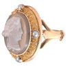 19th Century Agate Cameo Of A Lady Ring