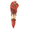 Corallum Rubrum Horn With Bacchus Southern Italy 19th Century