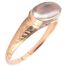 Rare Baroque 17th Century Gold & Rock Crystal Devotional Reliquary Ring