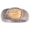Ancient Silver And High Karat Gold Phallic Ring Roman 2nd /3rd century AD