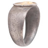 Ancient Silver And High Karat Gold Phallic Ring Roman 2nd /3rd century AD