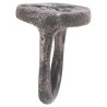 Roman Silver Signet Men's Ring With Erotic Scene