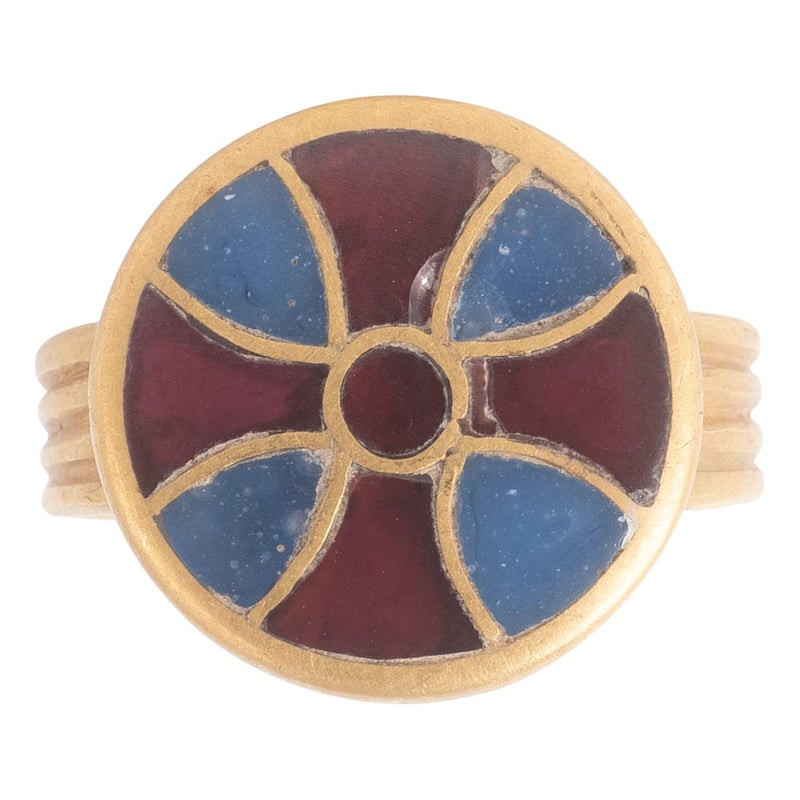 A Merovingian High Karat Gold Ring 6Th/ 7Th Century